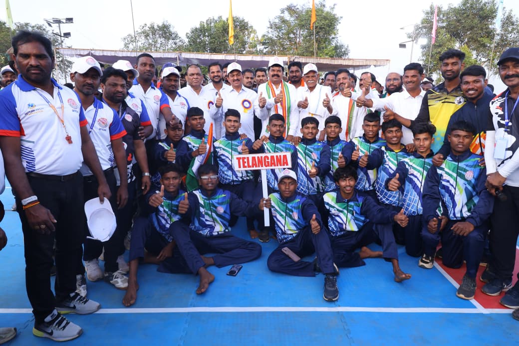 గిరిజన ప్రాంతంలో జాతీయ కబడ్డీ పోటీలు గర్వకారణం మంత్రి పొంగులేటి శ్రీనివాసరెడ్డి.