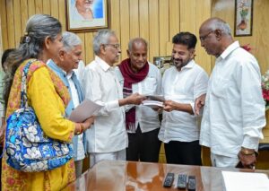 రావి నారాయణ రెడ్డి స్మారక జాతీయ అవార్డు ప్రదానోత్సవానికి సిఎంకు ఆహ్వానం.