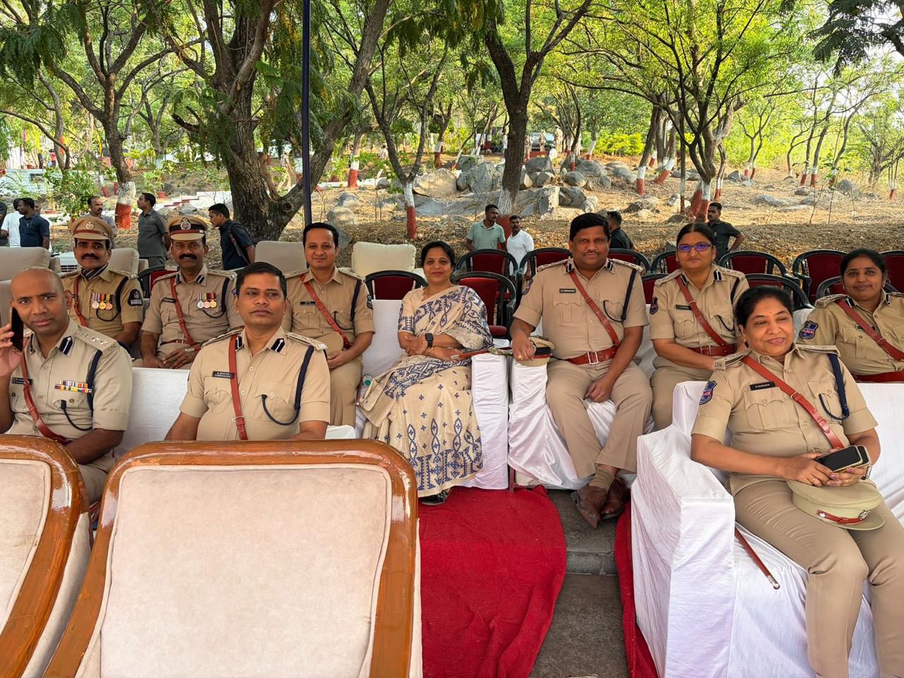 ఘనంగా తెలంగాణ రాష్ట్ర డీజీపీ శివధర్ రెడ్డి వీడ్కోలు