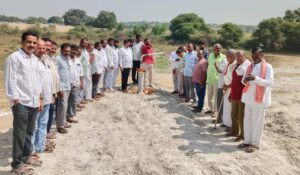 బతుకమ్మ వేళ గౌని చెరువుకు జలకళ బోరు ఏర్పాటు